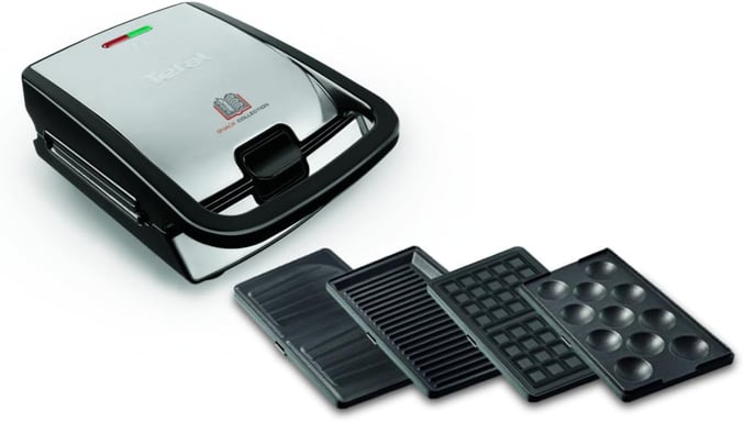 Appareil multifonction 4-en-1 Inox/Noir 700 W
