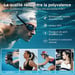 ROLINE Casque à Conduction Osseuse Bluetooth 5.4 IPX8 MP3 8Go Sport Noir