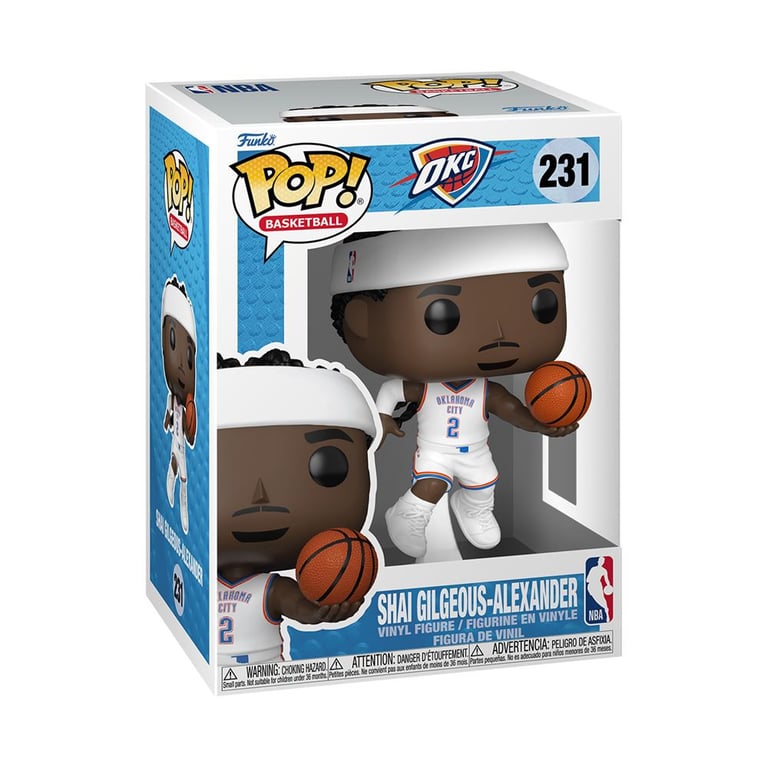 Figurine Funko Pop Basketball Shai Gilgeous Alexander - vue 3