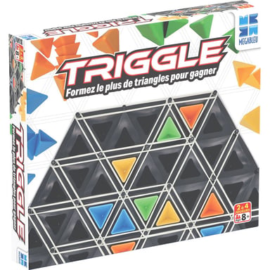 Jeu de stratégie Megableu Triggle pour 2 à 4 joueurs Multicolore - Neuf