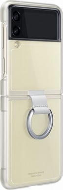 Funda Samsung G Z Flip 3 con anillo transparente