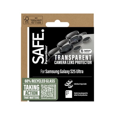 PanzerGlass SAFE. by ® Camera Lens Protector Transparent Samsung Galaxy S25 Ultra Protection d'écran transparent 1 pièce(s)
