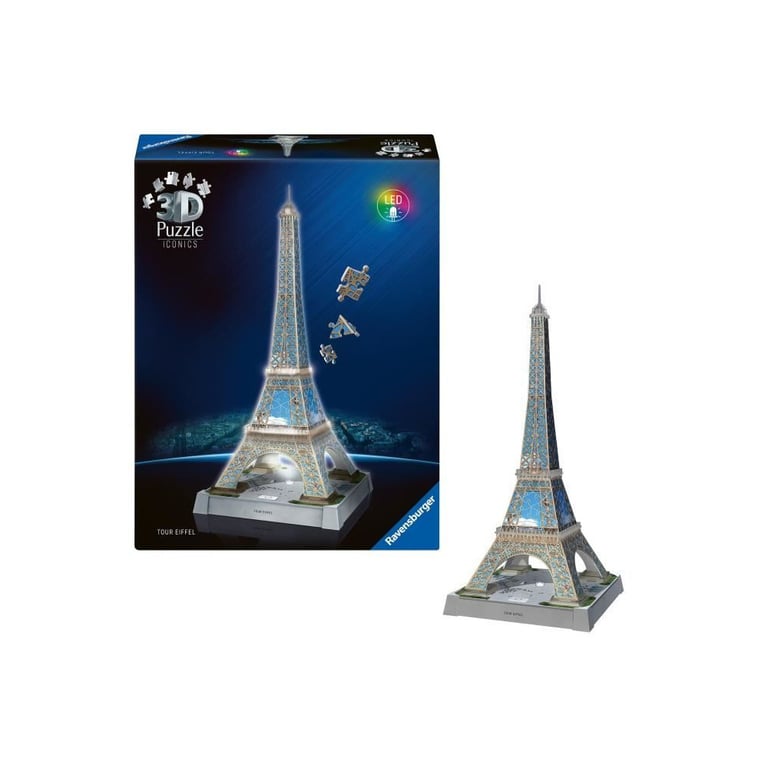 Puzzle 3d Night Edition Tour Eiffel Ravensburger Le Puzzle - vue 6