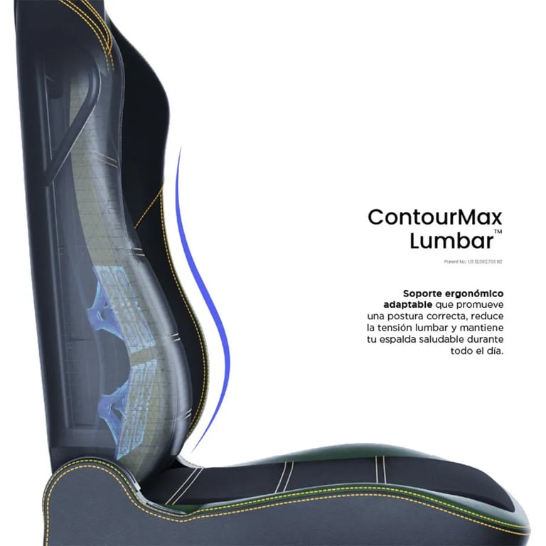 Chaise Gaming Vertagear PL6800 X Large HygenX – Ergonomique Dossier 140° Accoudoirs 4D Soutien Lombaire ContourMax Neuf - vue 2