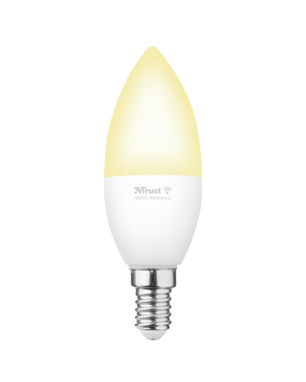 Trust 71297 éclairage intelligent Ampoule intelligente Wi-Fi Blanc - Neuf