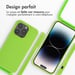 imoshion Coque en silicone avec cordon pour Apple iPhone 14 Pro - Fluor Groen