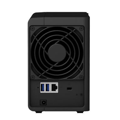 Synology DiskStation DS218 serveur de stockage NAS Bureau Realtek RTD1296 2 Go DDR4 0 To DiskStation Manager Noir