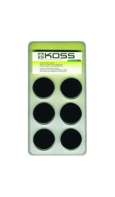Cuscinetti per orecchie Koss Porta Pro Sostituzione 6 pezzi Nero