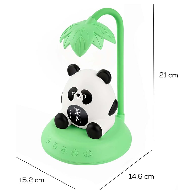 Réveil Et Veilleuse BigBen SLKIDSPANDA – 6 Mélodies, Intensité Réglable - vue 8