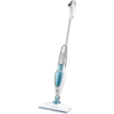 Black & Decker FSM16CD Pulitore a vapore Steam mop 1600 W Blu, Bianco