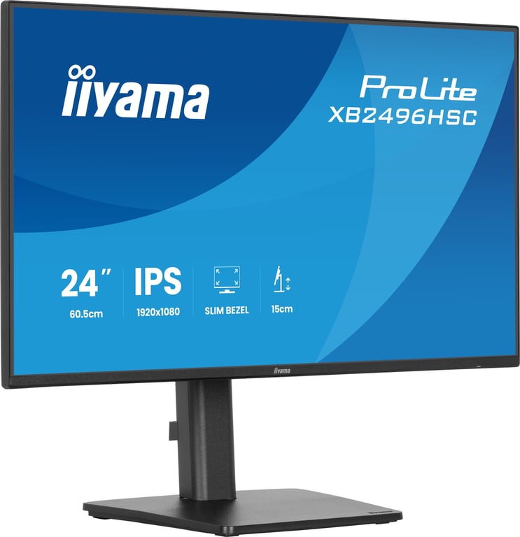 iiyama ProLite XB2496HSC-B1 écran plat de PC 60,5 cm (23.8 ) 1920 x 1080 pixels Full HD LED Noir - Neuf