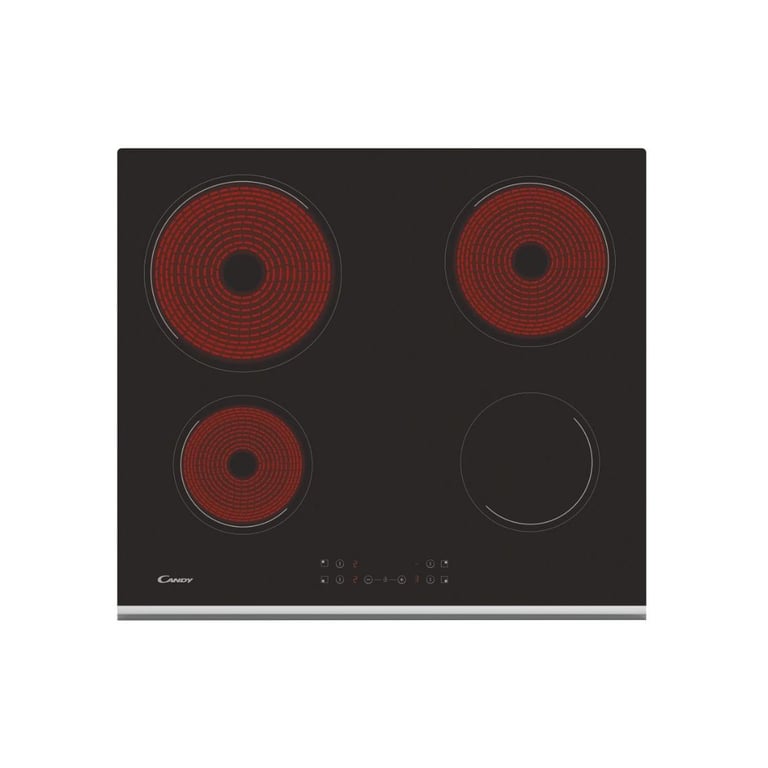 Plaque Vitrocéramique Candy CH64XB – 59cm, 1200W, 4 Zones, Intégré - vue 4