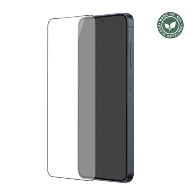 Protector de pantalla de vidrio templado (60% vidrio templado reciclado) para Samsung Galaxy S26+ 5G, negro