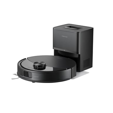 Aspirateur robot Roborock Q10 Max+ 13000 Pa Noir, nettoyage automatique, design compact circulaire
