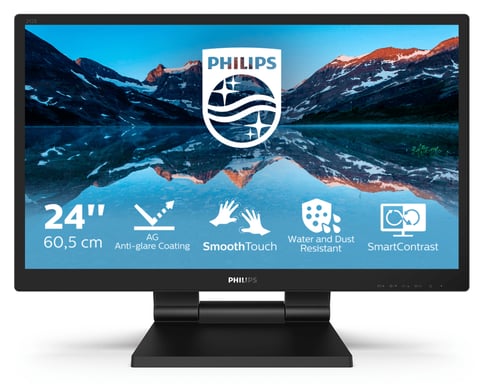 Philips 242B9TL/00 écran plat de PC 60,5 cm (23.8'') 1920 x 1080 pixels Full HD LCD Écran tactile Noir