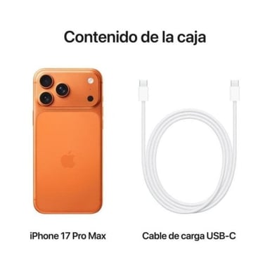 iPhone 17 Pro Max (5G) 512 Go, Orange cosmique