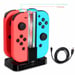 Station de charge pour 4 Nintendo Switch Joy Cons