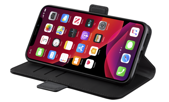 Etui & Coque robuste magnétique 2-en-1 pour iPhone Apple 11 Pro Max, Noir Onyx