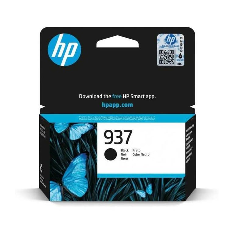 Cartouche d'encre HP 937 noire authentique boîtier retail - Neuf