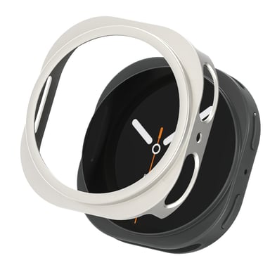 imoshion Coque rigide Bumper pour Samsung Galaxy Watch 8 - 44 mm - Lumière stellaire