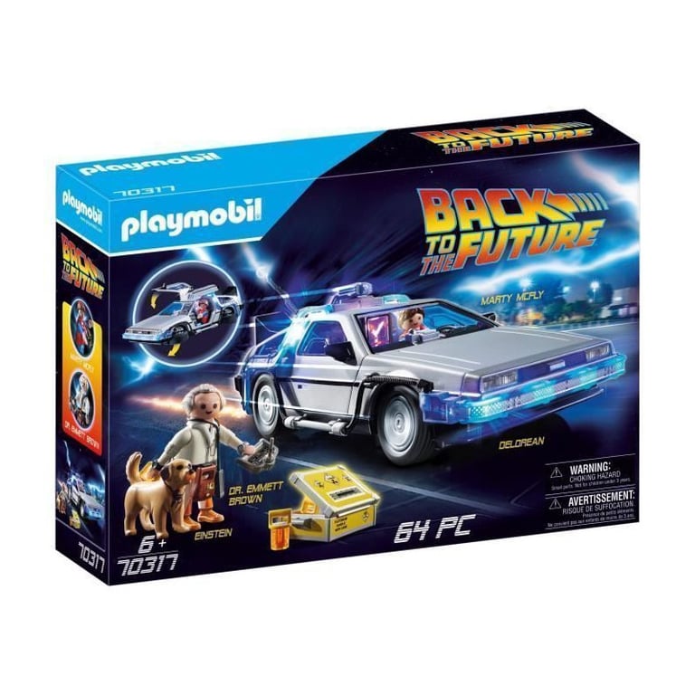 Back To The Future Delorean 70317 Playmobil La Boîte