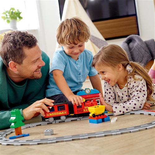 LEGO 10874 Duplo Ma Ville Le Train à Vapeur avec Sons Lumières Rails et Télécommande Jouet De Locomotive Idée Cadeau Enfants et Plus - vue 2