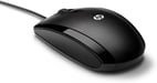Ratón con cable HP X500 Negro Forma curvada que sigue la curva natural de la mano Para usuarios diestros y zurdos E5E76AA