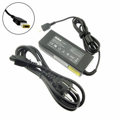 Charger (power supply), 20V, 4.5A for LENOVO IdeaPad Z510, 90W, plug 11 x 4 mm rectangular