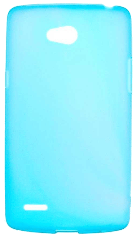 Coque silicone unie compatible Givré Bleu ciel LG L80