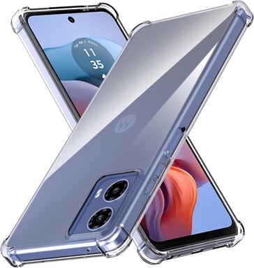 Motorola Moto G04S / G04 4G tpu shell a prueba de golpes protección transparente