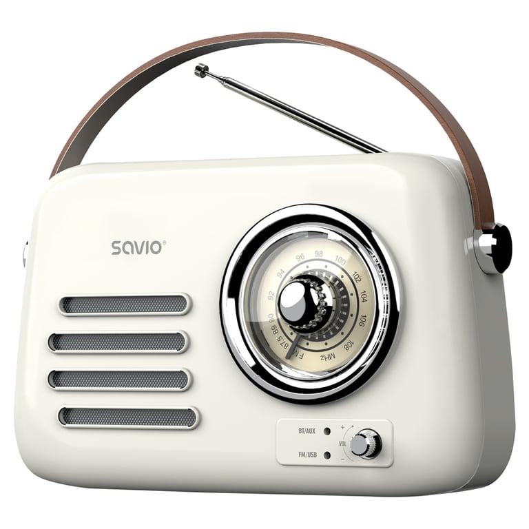 Radio Portable Savio RS-02 – Analogique, Puissance 3 W, USB