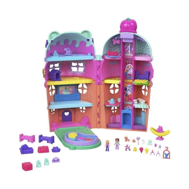 Polly Pocket Coffret Maison Cornet de Glace Avec figurines Polly Pocket JFT91 - vue 5