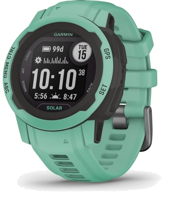 GARMIN - Montre connectée - Instinct 2S - Solar Vert d?eau