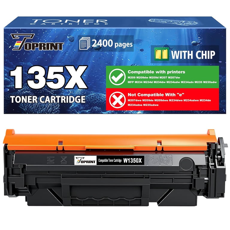 ?AVEC PUCE?Cartouche de Toner Compatible W1350X W1350A Haut Rendement pour M209dw M209d M207dw M234d M235sdw M234dw M234sdw Non Compatible avec les Imprimantes Portant un Suffixe e Neuf - vue 10