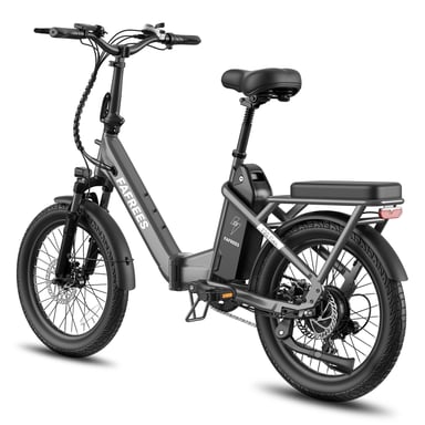 Vélo électrique urbain FAFREES F20 Flex avec batterie 36 V 20 Ah / 100 km d'autonomie, capteur de couple - noir