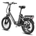 Vélo électrique urbain FAFREES F20 Flex avec batterie 36 V 20 Ah / 100 km d'autonomie, capteur de couple - noir