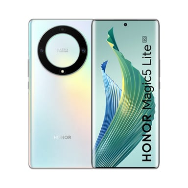 Honor Magic 5 Lite (5G) 128 GB, Plata, desbloqueado