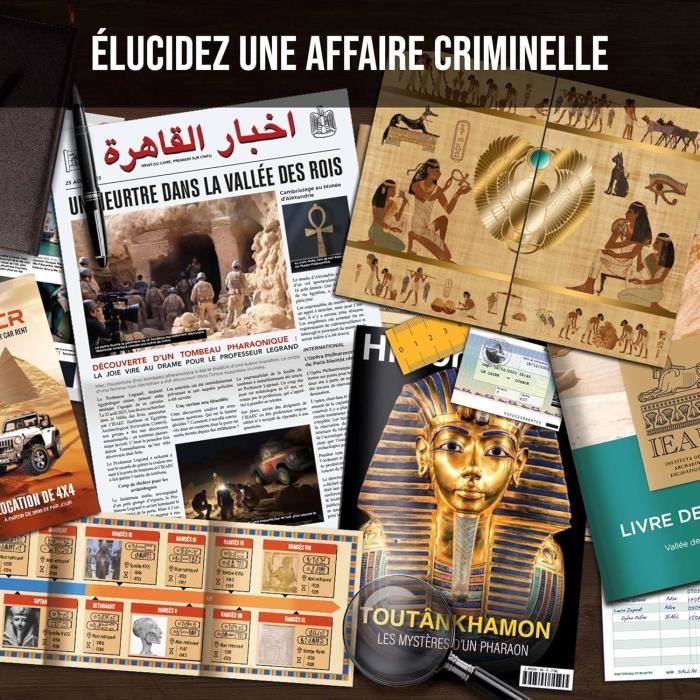 Jeu d'Enquête Asmodee Dossiers Criminels – Mystère dans la Vallée des Rois - vue 5