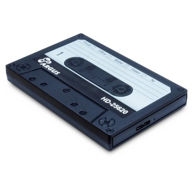 Inter-Tech HD-25620 Boîtier HDD Noir, Blanc 2.5''