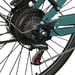 Vélo électrique urbain VELOPRO C1 PRO 28'' avec moteur 250 W et batterie 36 V 18 Ah - Bleu