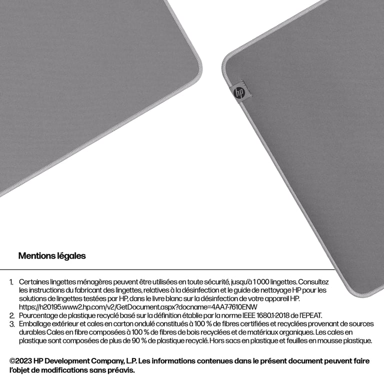 HP Tapis 8X596AA - vue 4