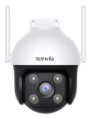 TENDA WI-FI CAMERA 4MP, WI-FI4, OUTDOOR, FULL COLOR, PAN-TILT