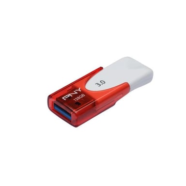 PNY Clé USB 3.0 Attaché 4 128 Go - Rouge