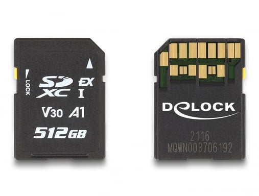 Scheda di memoria SD Express DeLOCK da 512 GB