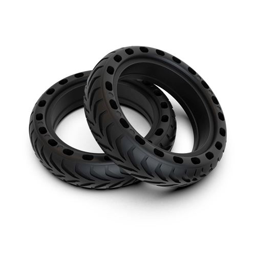 Pack 2 Pneus Alvéolés Anti Crevaisons 8.5 Pouces pour Trottinette Electrique CASR - vue 3