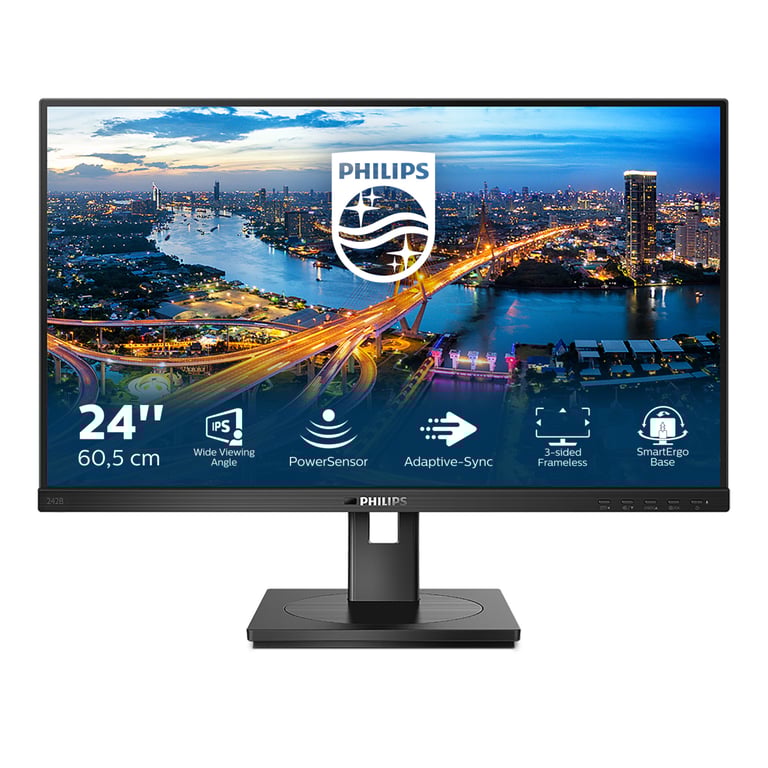 Philips 242B100 Monitor 24 1920x1080 - vue 3
