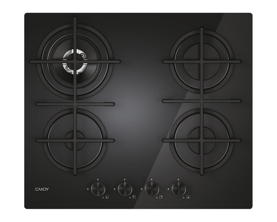 Candy Moderna CVG6BR4WTB Encastrable 60 cm Gaz 4 Brûleurs Neuf