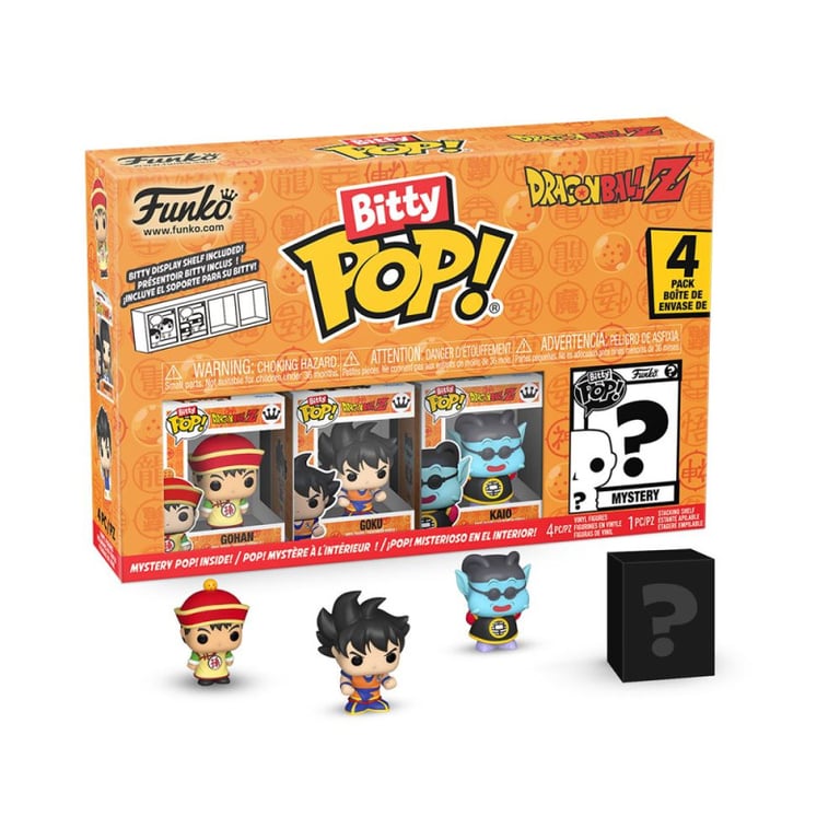 Pack 4 Figurines Funko Bitty Pop Dragon Ball Z Gohan - Neuf