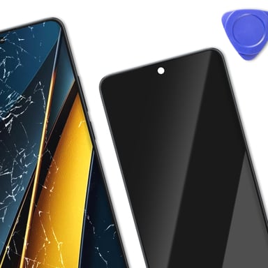 Écran AMOLED pour Xiaomi Poco X6 Pro avec Vitre tactile et Châssis Noir