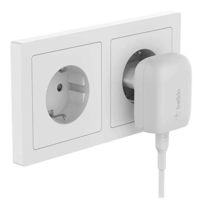 Belkin WCA006VF1MWH-B6 chargeur d'appareils mobiles Smartphone Blanc Secteur Charge rapide Intérieure - Neuf